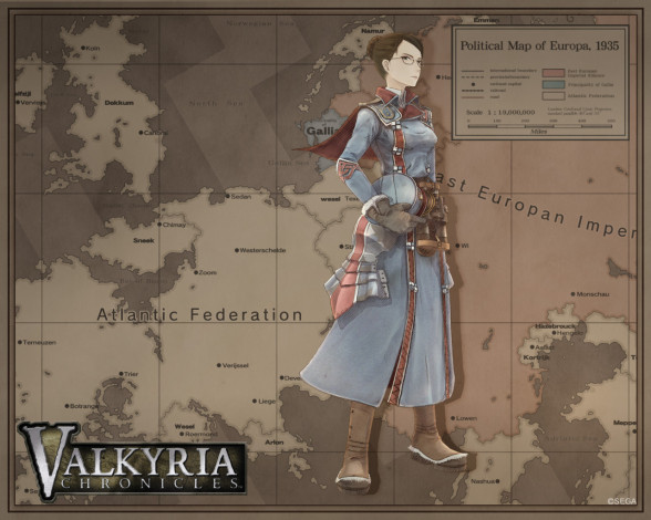 Обои картинки фото valkyria, chronicles, видео, игры