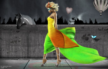 Картинка 3д графика people люди