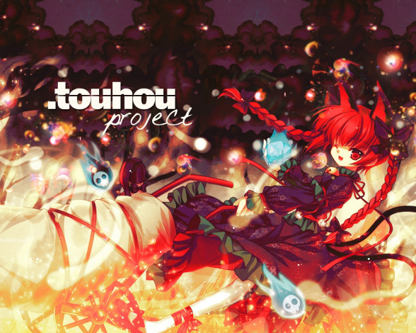 Обои картинки фото аниме, touhou