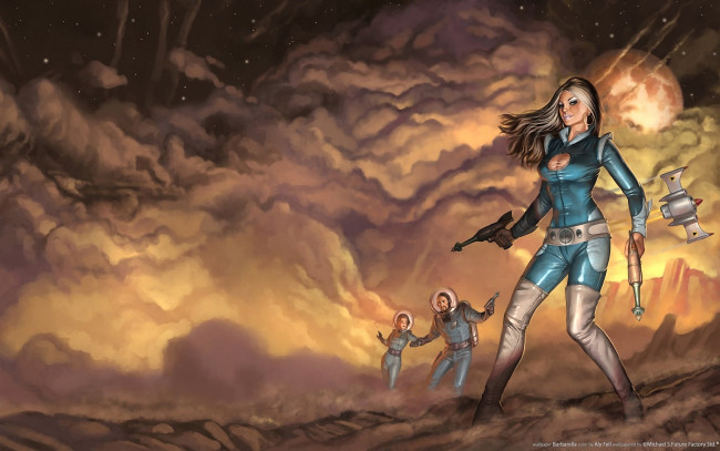 Обои картинки фото barbarella, фэнтези, люди