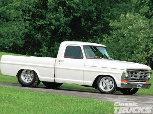 Картинка 1972 ford f100 автомобили custom pick up