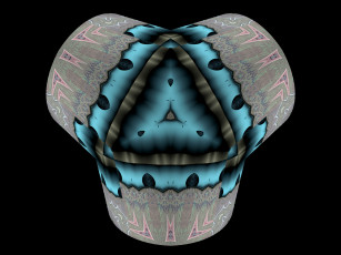 Картинка 3д графика fractal фракталы абстракция