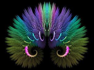 Картинка 3д графика fractal фракталы фон узор абстракция тёмный