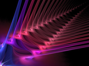 Картинка 3д графика fractal фракталы узор тёмный фон абстракция