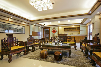 обоя интерьер, гостиная, стол, посуда, стулья