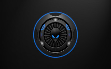 Картинка компьютеры alienware маска тёмный