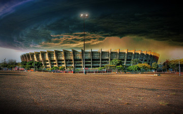 Картинка спорт стадионы сооружения тучи стадион