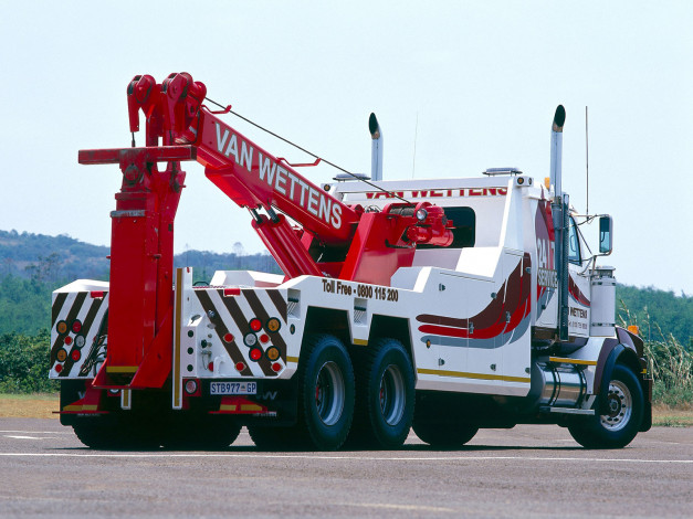 Обои картинки фото western, star, 4964sx, 6x4, wrecker, автомобили