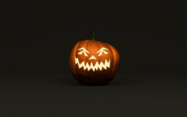 Обои картинки фото 3д, графика, holidays, праздники, тёмный, тыква