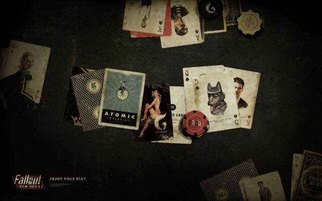 Обои картинки фото karavan, видео, игры, fallout, new, vegas