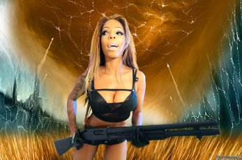 Картинка -Unsort+Девушки+с+оружием девушки unsort оружием actiongirls