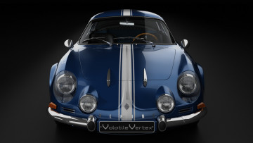 Картинка renault alpine a110 автомобили 3д изящество стиль автомобиль красота