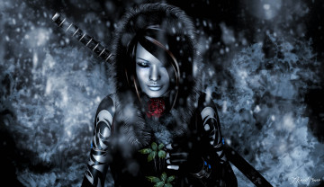 Картинка 3д графика people люди девушка