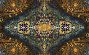 Картинка 3д графика fractal фракталы цвета фон узор