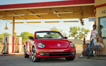 обоя автомобили, volkswagen, beetle, convertible