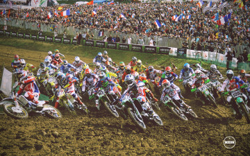 Картинка спорт мотокросс кросс трасса гонки