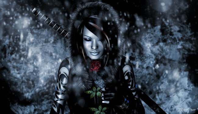 Обои картинки фото 3д, графика, people, люди, девушка