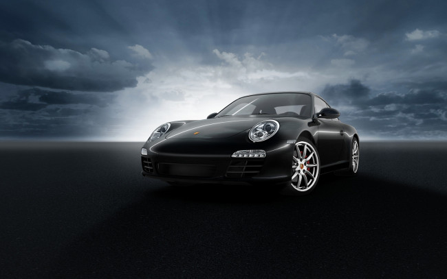 Обои картинки фото автомобили, porsche, небо