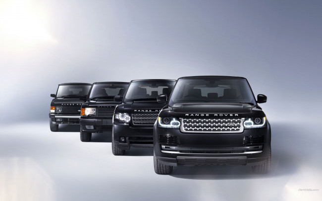 Обои картинки фото автомобили, range, rover, семейство