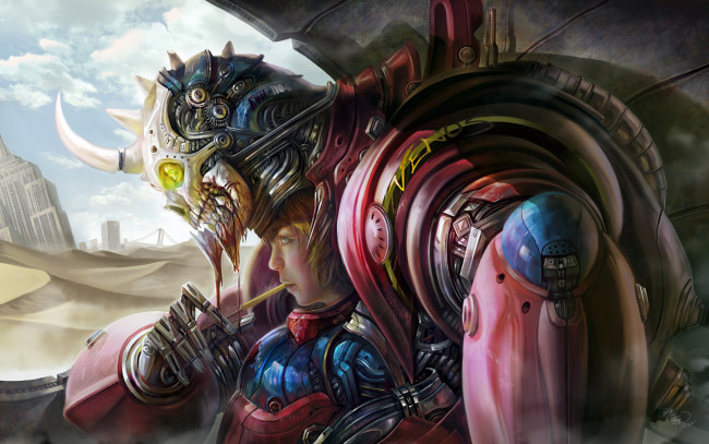 Обои картинки фото cyborg, фэнтези, роботы, киборги, механизмы, киборг