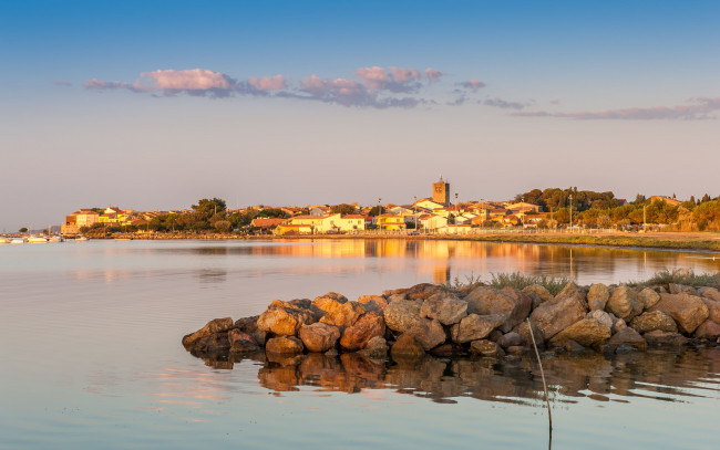 Обои картинки фото meze, france, города, пейзажи, побережье, море, мёз, франция