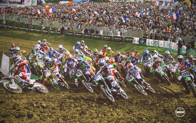 Обои картинки фото спорт, мотокросс, кросс, трасса, гонки