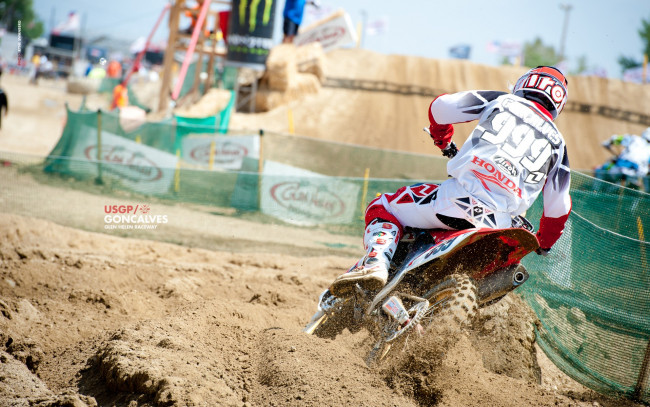 Обои картинки фото спорт, мотокросс, трасса, кросс, гонки