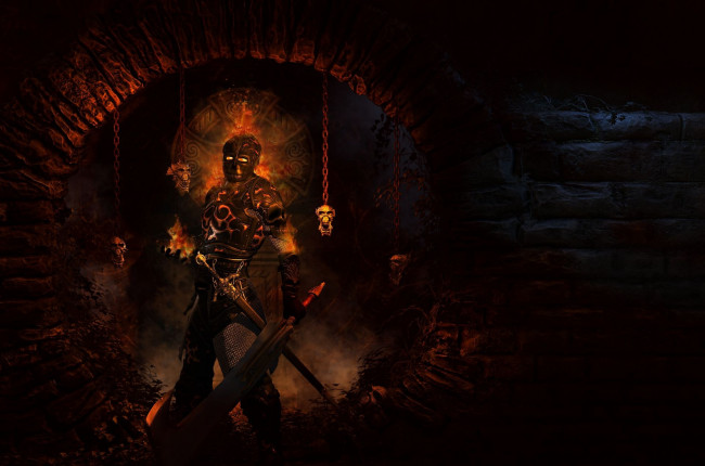 Обои картинки фото 3д, графика, creatures, существа, orange, and, black