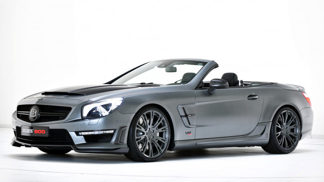 Обои картинки фото mercedes, sl, автомобили, brabus, грузовики, подразделение, daimler, ag, легковые, автобусы, двигатели, mercedes-benz, германия