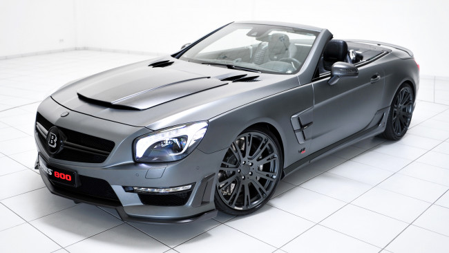 Обои картинки фото mercedes, sl, автомобили, brabus, легковые, грузовики, подразделение, daimler, ag, германия, mercedes-benz, двигатели, автобусы