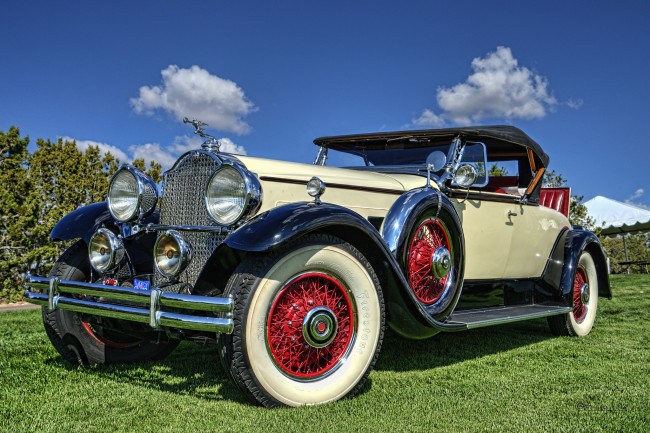 Обои картинки фото 1930 packard 740 roadster, автомобили, выставки и уличные фото, выставка, автошоу