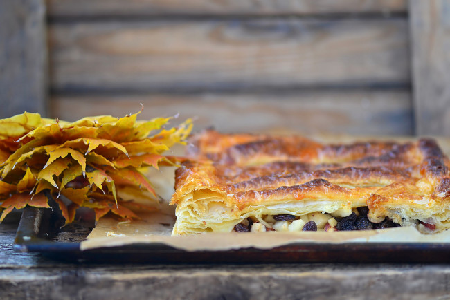 Обои картинки фото еда, пироги, начинка, пирог, фрукты