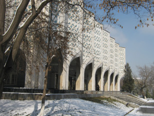 Картинка города -+здания +дома ташкент декор резьба восток арт-галерея