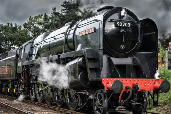 Картинка техника паровозы железная дорога рельсы паровоз