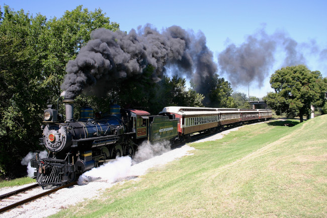 Обои картинки фото техника, паровозы, железная, дорога, рельсы, паровоз