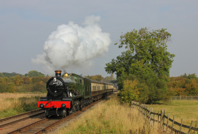 Обои картинки фото техника, паровозы, железная, дорога, рельсы, паровоз