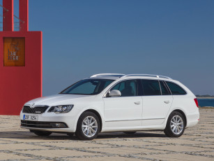 Картинка автомобили skoda greenline 2013г combi superb