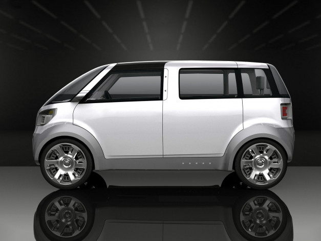 Обои картинки фото mitsubishi ez miev concept 2006, автомобили, 3д, mitsubishi, ez, miev, 2006, concept