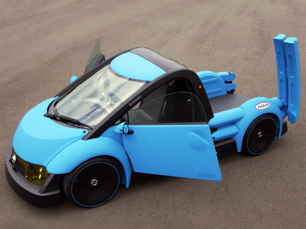 Обои картинки фото nissan nails concept 2001, автомобили, nissan, datsun, nails, concept, 2001