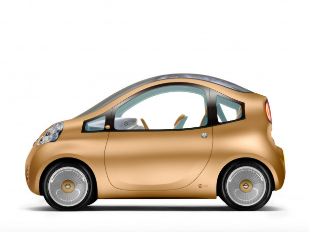 Обои картинки фото nissan nuvu concept 2008, автомобили, nissan, datsun, 2008, concept, nuvu