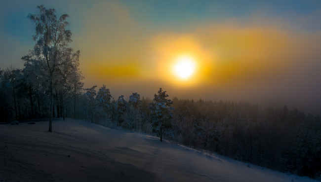 Обои картинки фото природа, восходы, закаты, рассвет