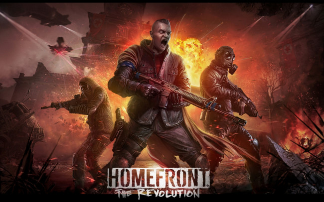 Обои картинки фото видео игры, homefront,  the revolution, арт, боевик, шутер, action, the, revolution
