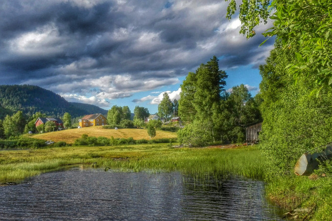 Обои картинки фото природа, реки, озера, река, лес