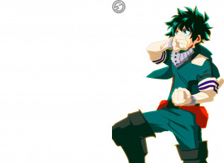 Картинка аниме boku+no+hero+academia изуку