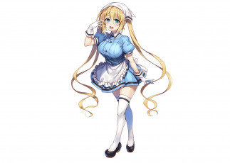 Картинка аниме unknown +другое фон взгляд девушка