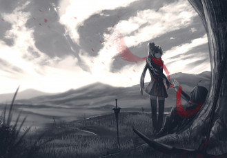 Картинка аниме rwby девушка