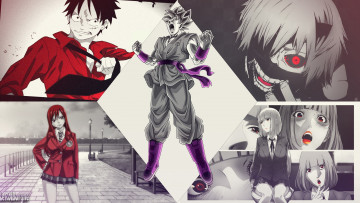 Картинка аниме unknown +другое коллаж