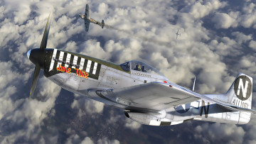 Картинка авиация 3д рисованые v-graphic самолет полет