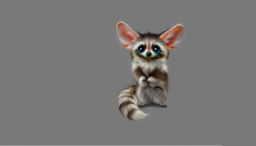 Картинка рисованное животные миленький зверек