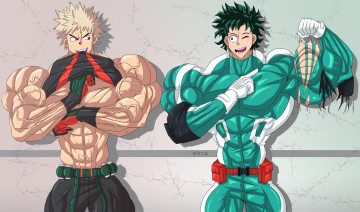 Картинка аниме boku+no+hero+academia парни